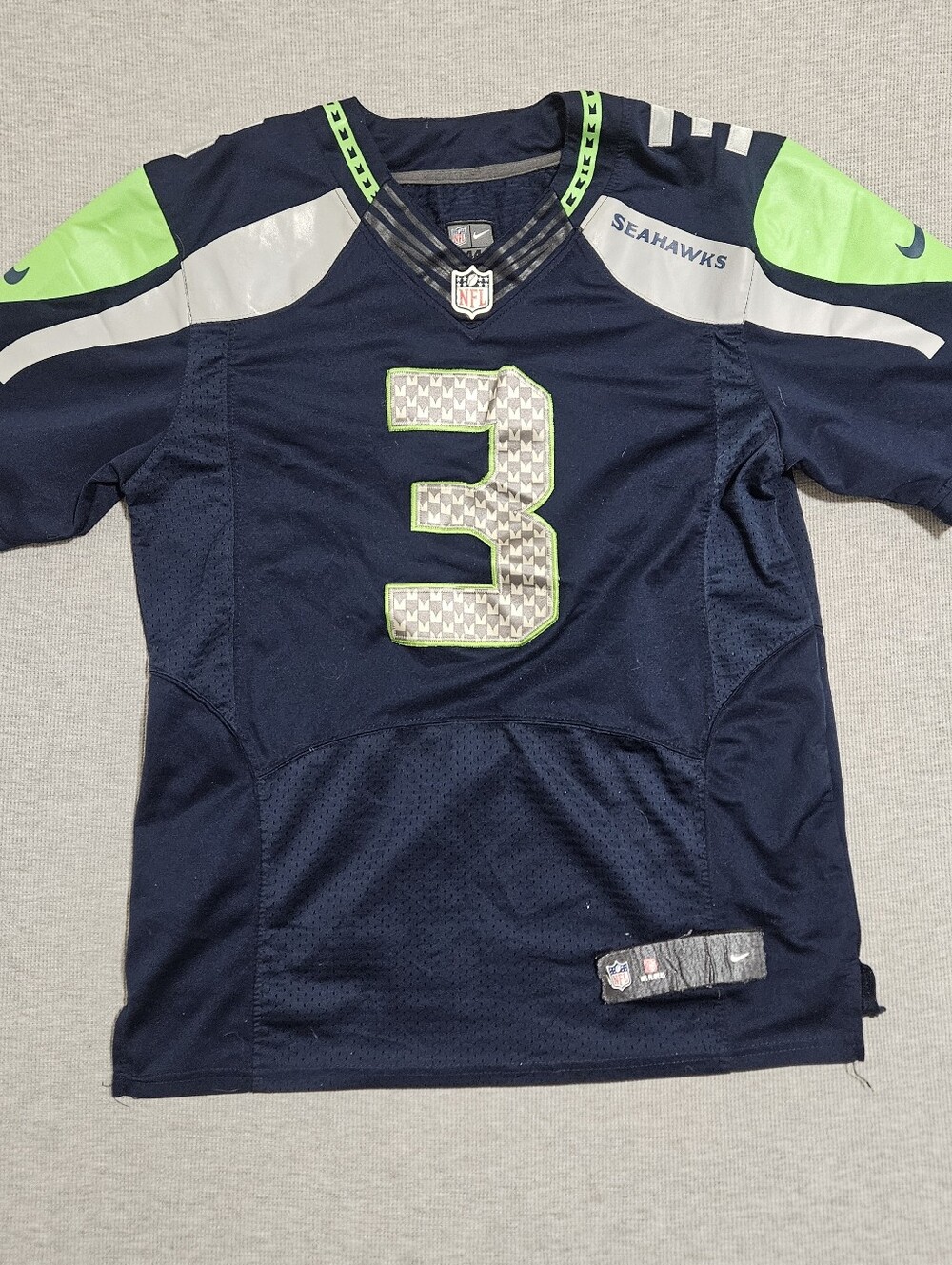 Nike navy Russell Wilson Seattle Seahawks jersey XL 44 on field jersey #NFL #gri